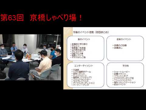 第63回 京橋しゃべり場の動画をYouTubeで見る